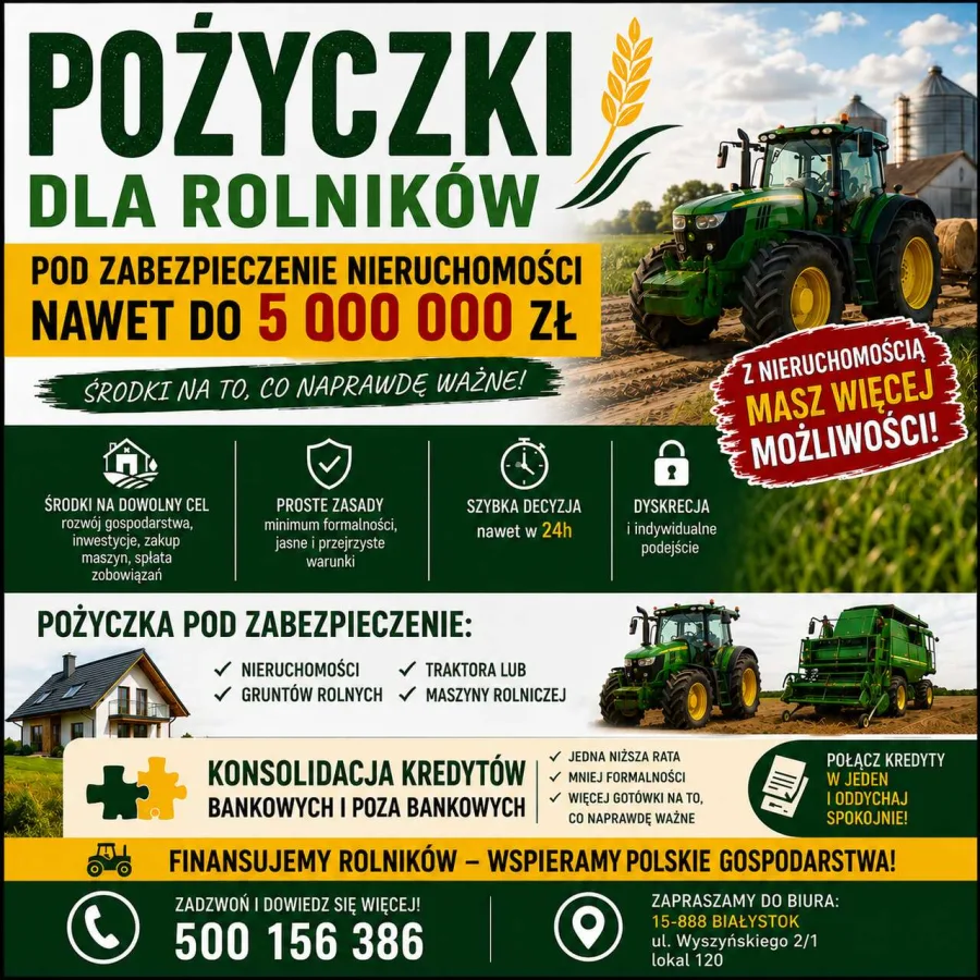 Zdjęcie: Kredyty dla firm i rolników