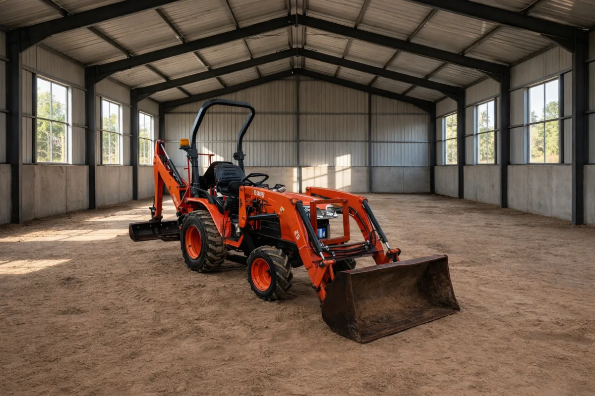 ROLNICZY TRAKTOR Kubota B2530 – ciągnik z ładowaczem czołowy