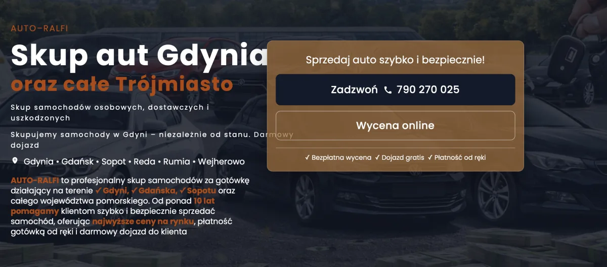 Zdjęcie: Skup aut Gdynia oraz całe Trójmiasto