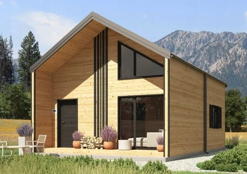 Zdjęcie: Drewniany domek całoroczny letniskowy 5m/7m 20cm
